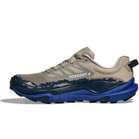 Hoka zapatillas trail hombre TORRENT 4 GRIS puntera
