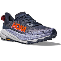 Hoka zapatillas trail mujer SPEEDGOAT 6 AZUL lateral interior