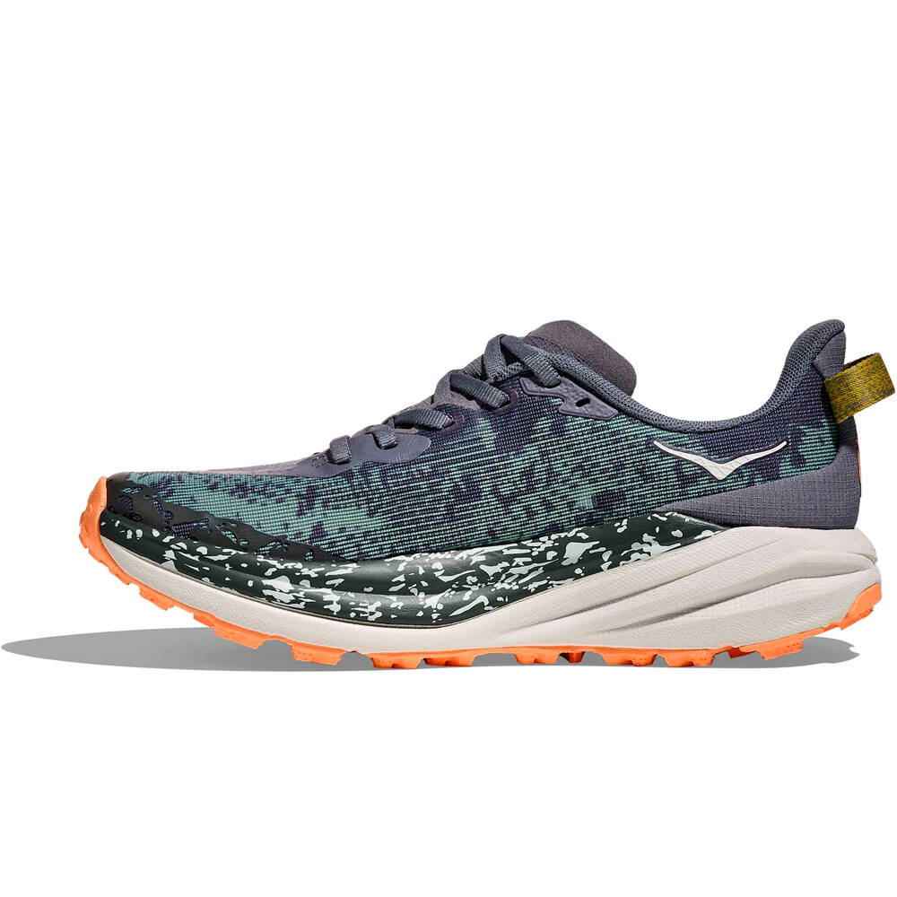 Hoka zapatillas trail mujer SPEEDGOAT 6 GRIS puntera