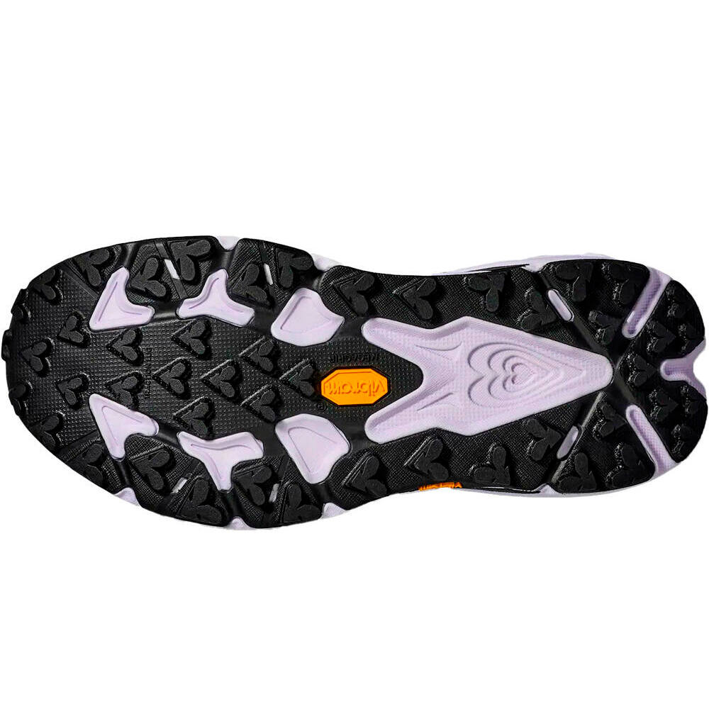 Hoka zapatillas trail mujer SPEEDGOAT 7 AZUL vista superior