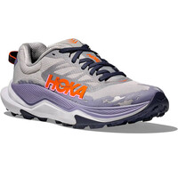 Hoka zapatillas trail mujer TORRENT 4 GRIS lateral interior