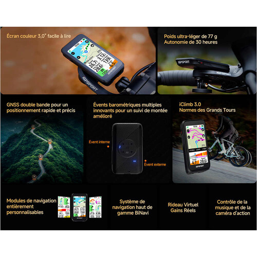 Igpsport gps bicicleta CICLOCOMPUTADOR BINAVI-AIR 