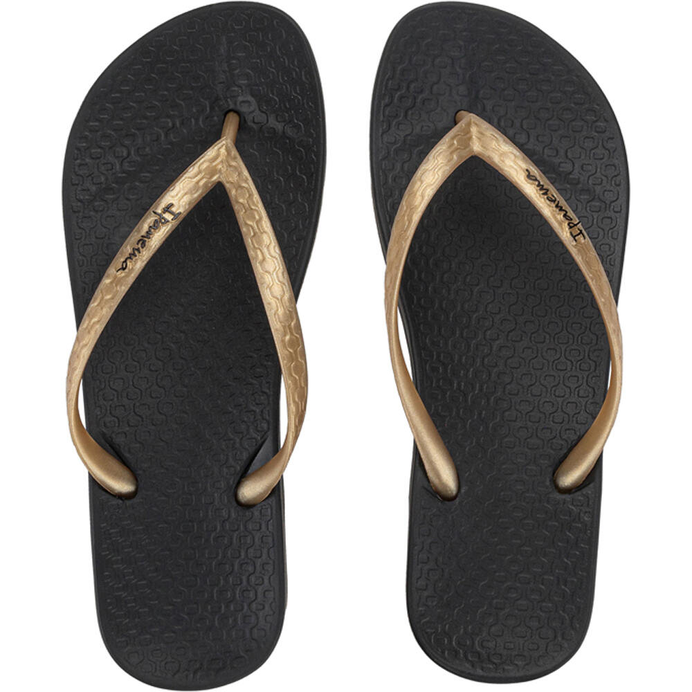 Ipanema chanclas mujer ANATOMICA NEGRO lateral interior