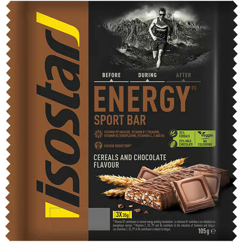 ISOSTAR BARRA HIGH ENERGY CHOCOLATE