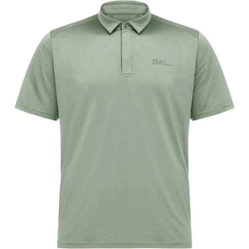 Jack Wolfskin camiseta montaña manga corta hombre DELGAMI VERDE
