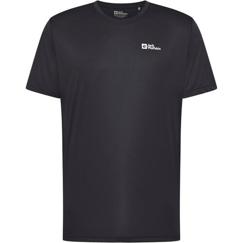 Jack Wolfskin camiseta montaña manga corta hombre TECH GRIS
