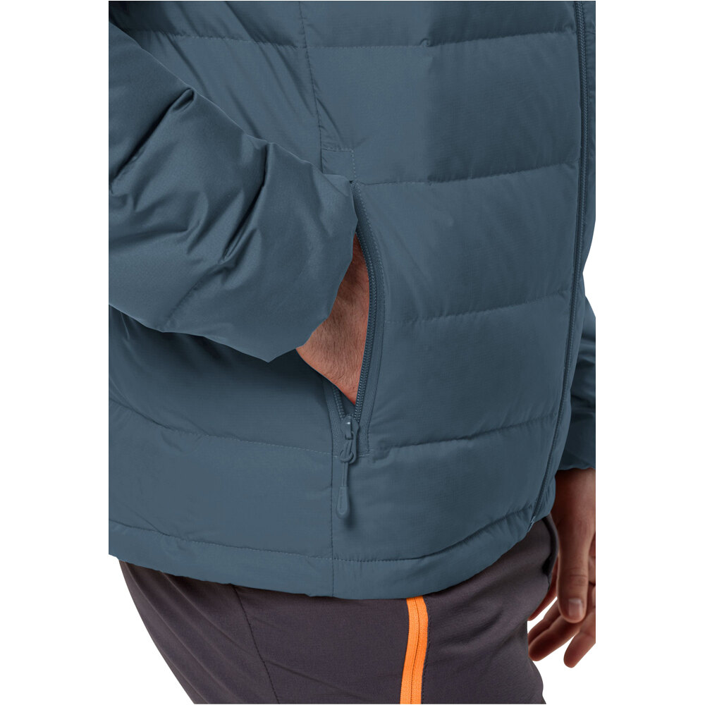 Jack Wolfskin chaqueta outdoor hombre ATHER AZUL vista detalle