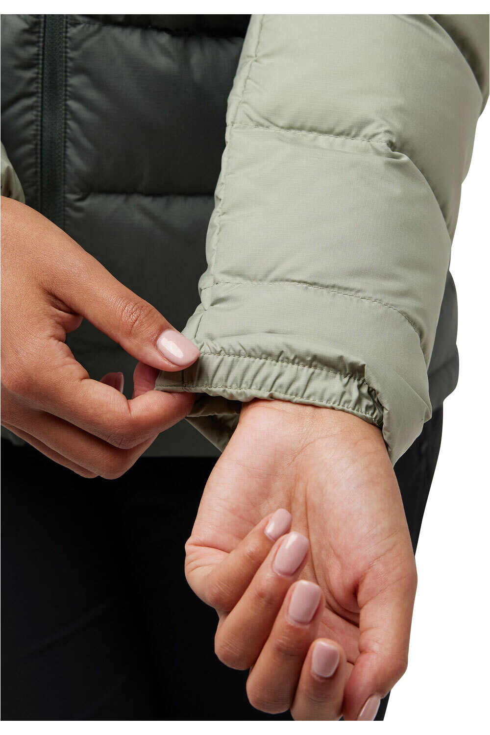 Jack Wolfskin chaqueta outdoor mujer ATHER VERDE 03