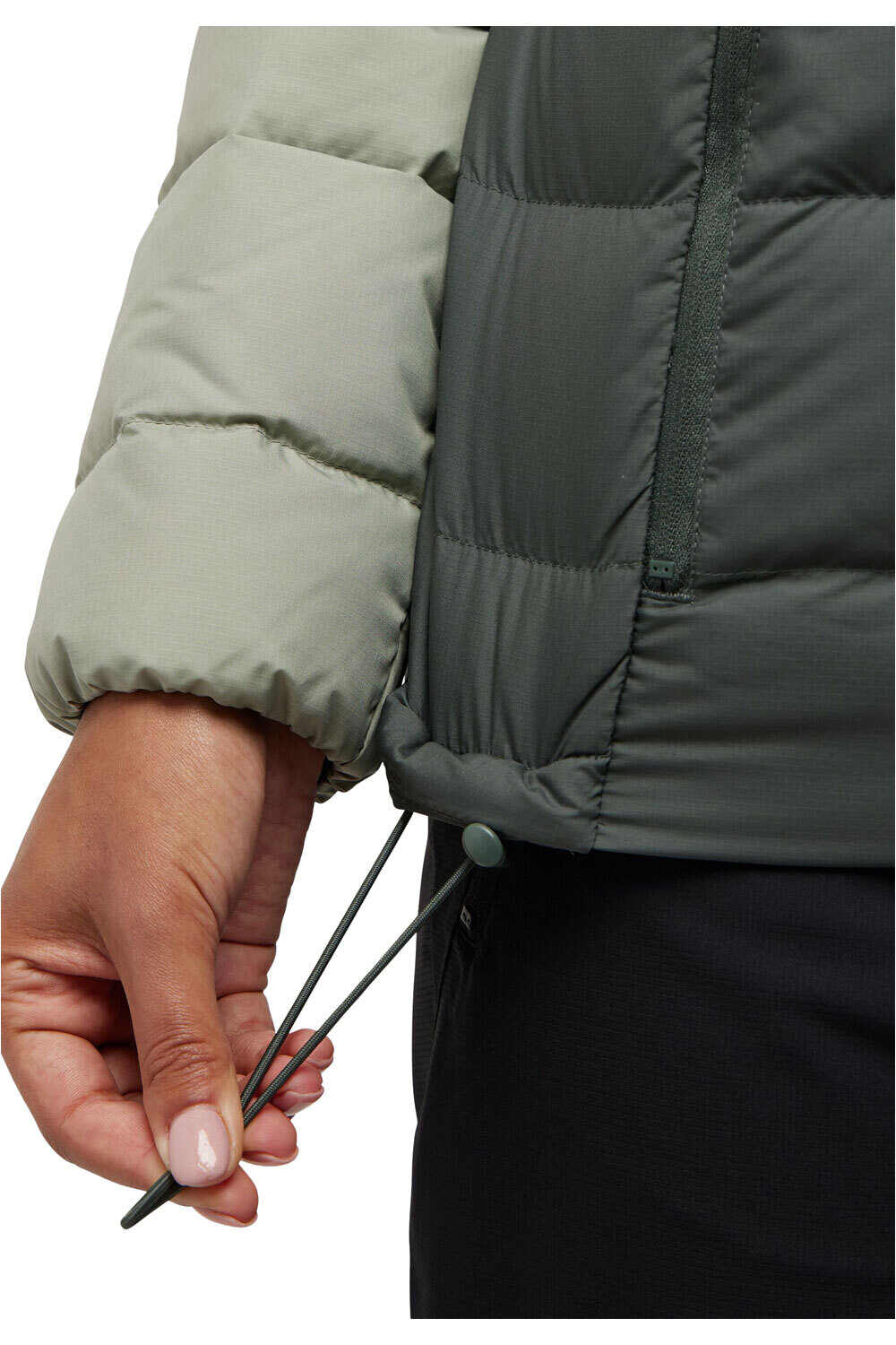 Jack Wolfskin chaqueta outdoor mujer ATHER VERDE 04