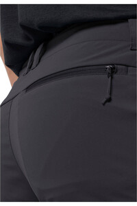 Jack Wolfskin pantalón montaña hombre GLASTAL NEGRO 03