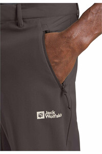 Jack Wolfskin pantalón montaña hombre PICO TRAIL NEGRO 04