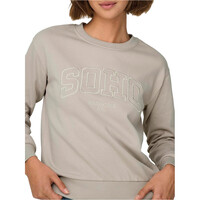 Jaqueline De Yong sudadera mujer PARIS MARRON vista detalle