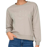 Jaqueline De Yong sudadera mujer PARIS MARRON