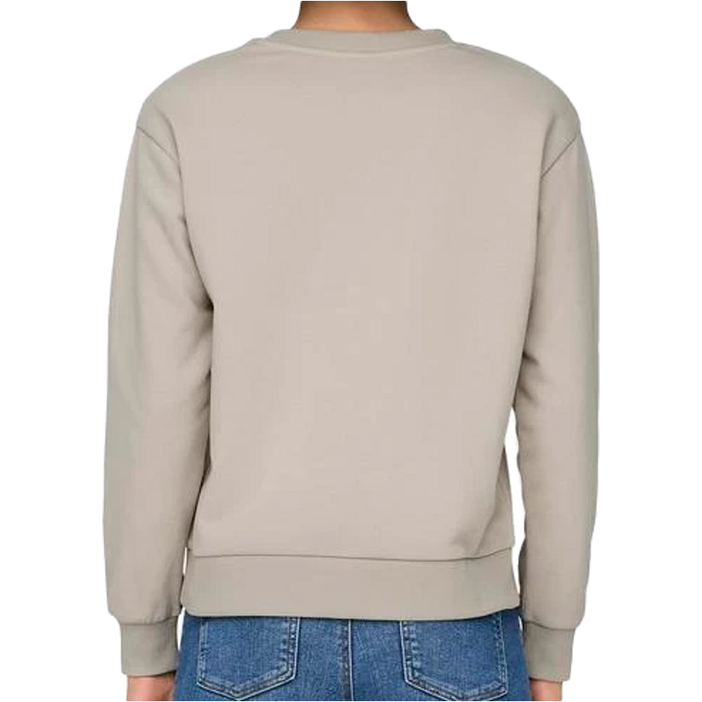 Jaqueline De Yong sudadera mujer PARIS MARRON vista trasera