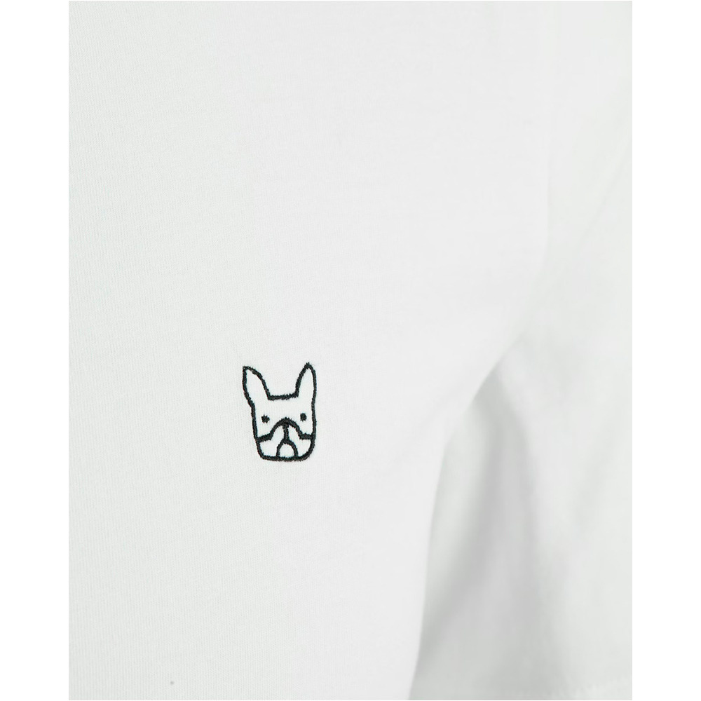 J&J camiseta manga corta hombre DENIM LOGO BLANCO vista detalle
