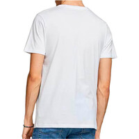 J&J camiseta manga corta hombre DENIM LOGO BLANCO vista trasera