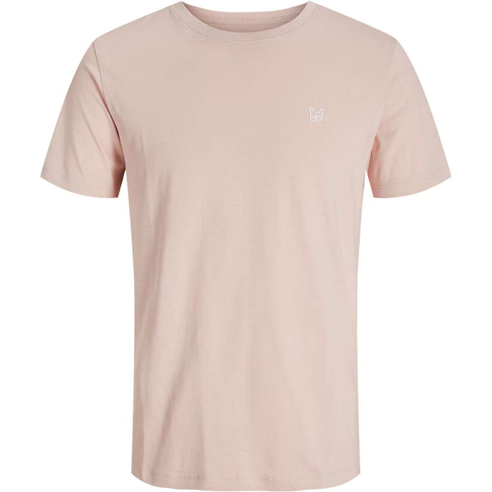 J&J camiseta manga corta hombre DENIM LOGO MARRON 03