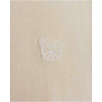 J&J camiseta manga corta hombre DENIM LOGO MARRON vista detalle