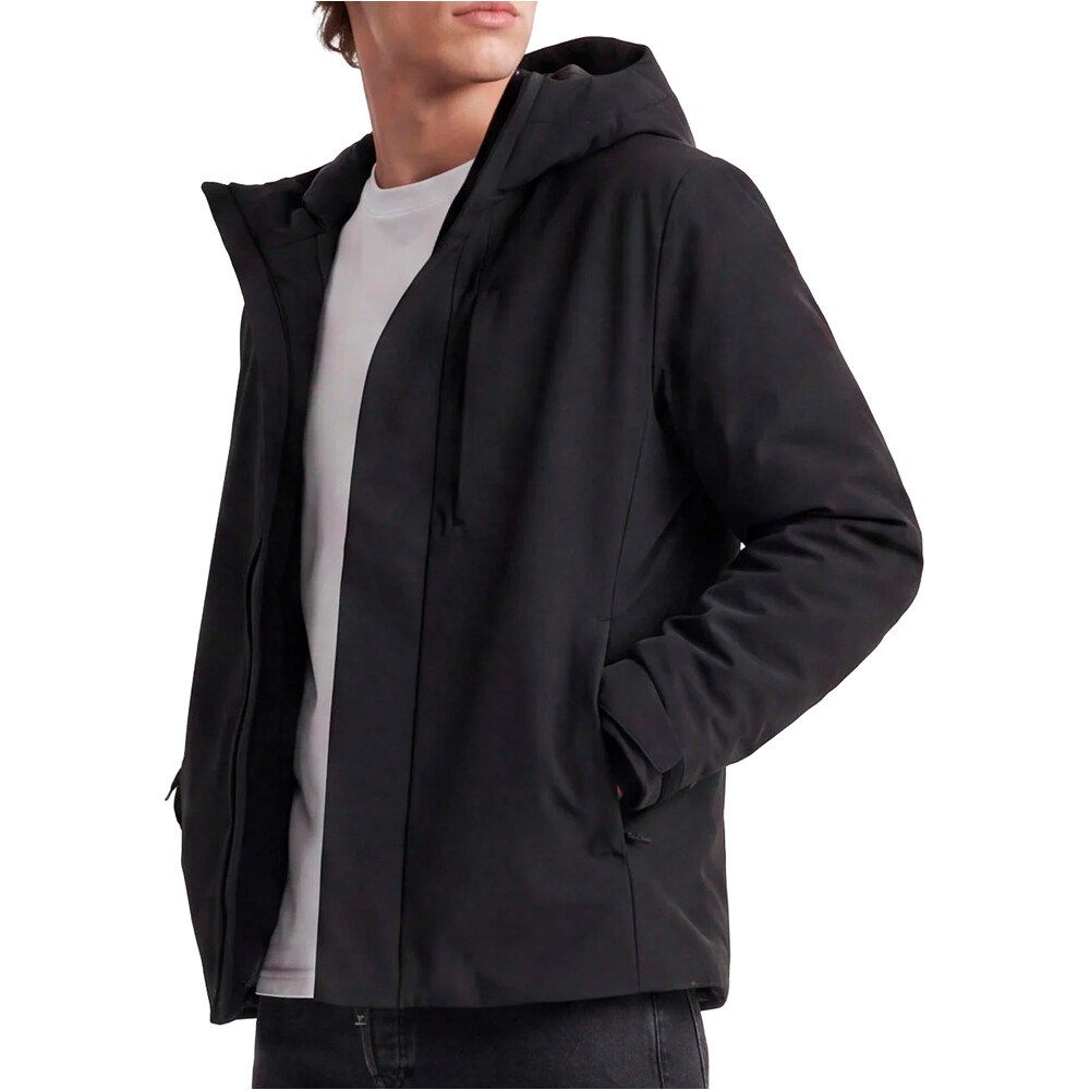 J&J chaquetas hombre JJEKEEN JACKET AW26 SN NEGRO vista detalle