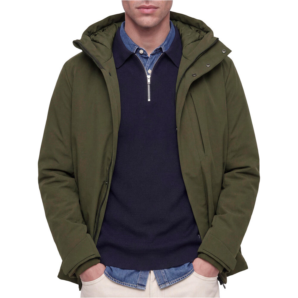 J&J chaquetas hombre JJEKEEN JACKET AW26 SN VERDE vista detalle