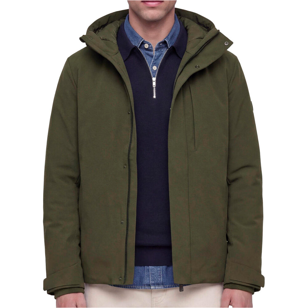 J&J chaquetas hombre JJEKEEN JACKET AW26 SN VERDE vista frontal