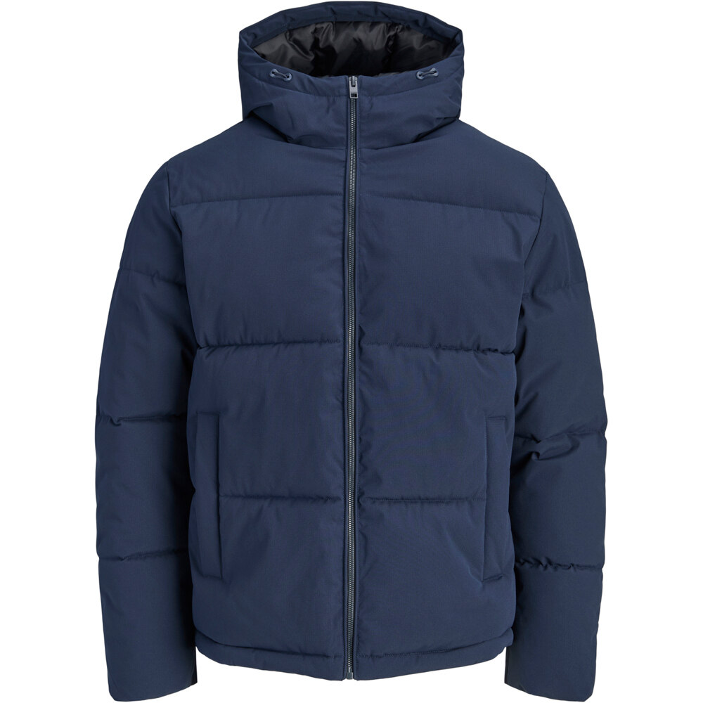 J&J chaquetas hombre JJGALAXY PUFFER JACKET AZUL vista detalle