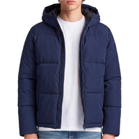 J&J chaquetas hombre JJGALAXY PUFFER JACKET AZUL vista frontal