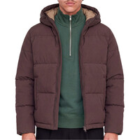 J&J chaquetas hombre JJGALAXY PUFFER JACKET MARRON vista frontal