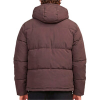 J&J chaquetas hombre JJGALAXY PUFFER JACKET MARRON vista trasera