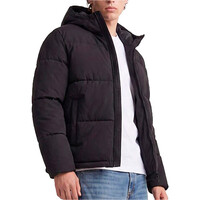 J&J chaquetas hombre JJGALAXY PUFFER JACKET NEGRO vista detalle