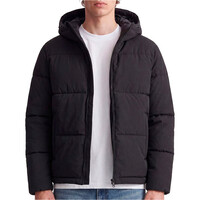 J&J chaquetas hombre JJGALAXY PUFFER JACKET NEGRO vista frontal