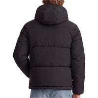 J&J chaquetas hombre JJGALAXY PUFFER JACKET NEGRO vista trasera