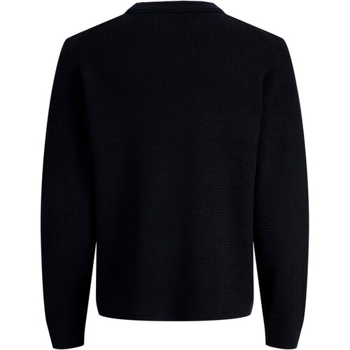 J&J JORFREDERIKSBERG KNIT STRUCTURE CREW SN azul