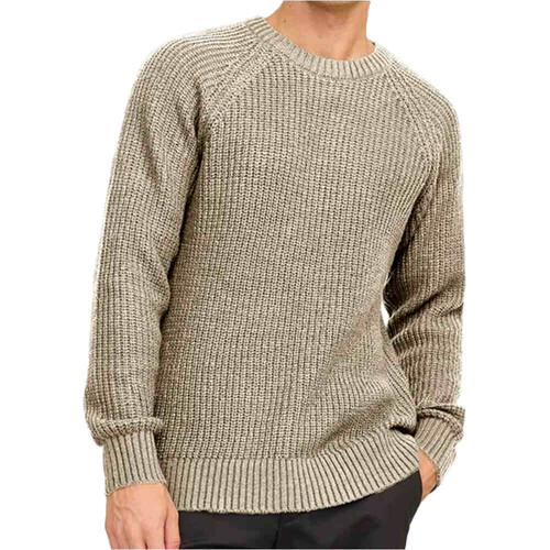 J&J KNIT CREW NECK marron
