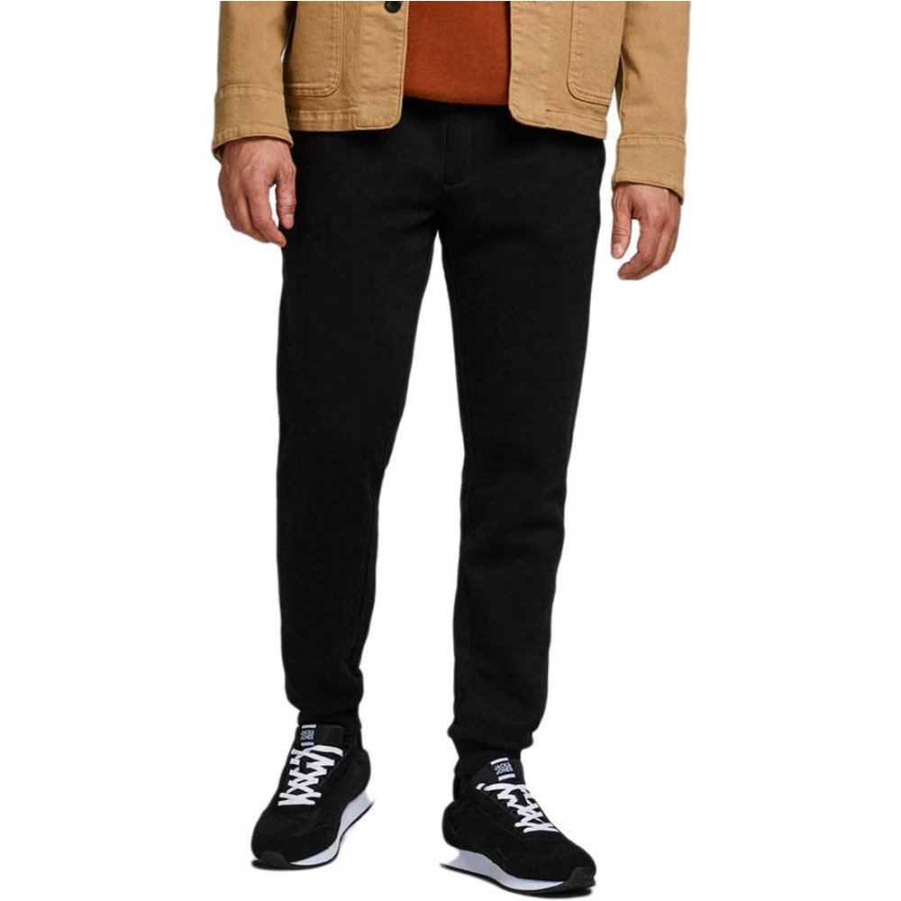 J&J pantalón hombre GORDON BRADLEY NEGRO vista frontal