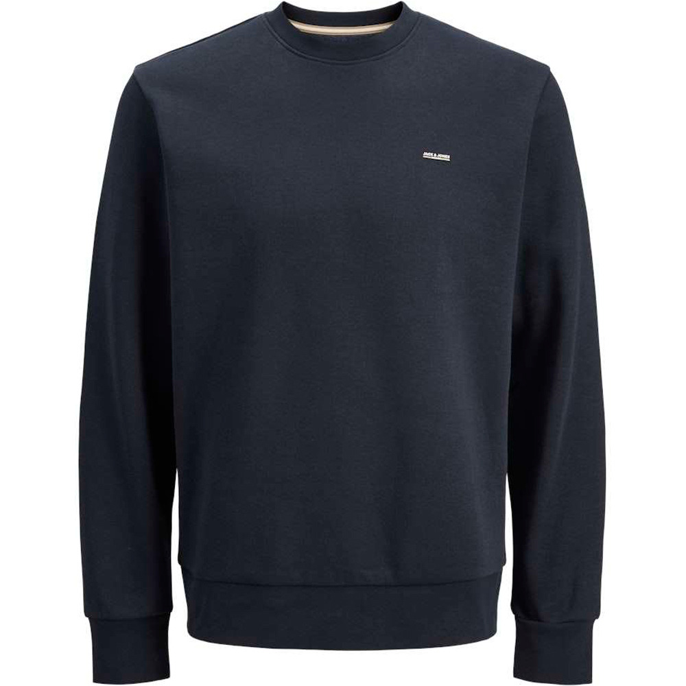 J&J sudadera hombre JPRBLUNATHAN AZUL vista frontal