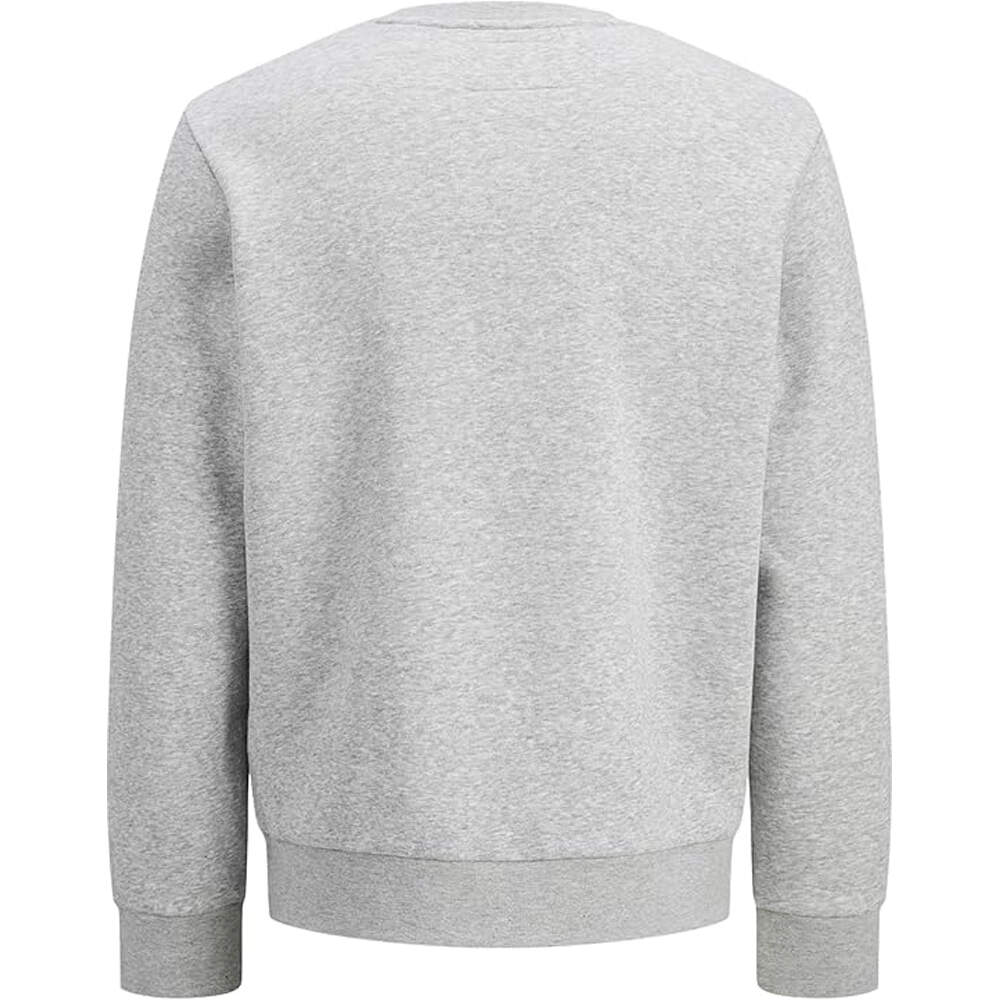J&J sudadera hombre JPRBLUNATHAN GRIS vista trasera