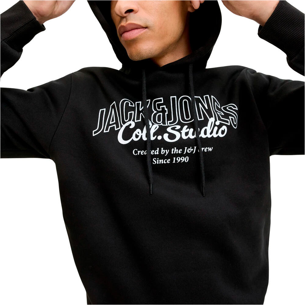 J&J sudadera hombre MAKOTO NEGRO vista detalle