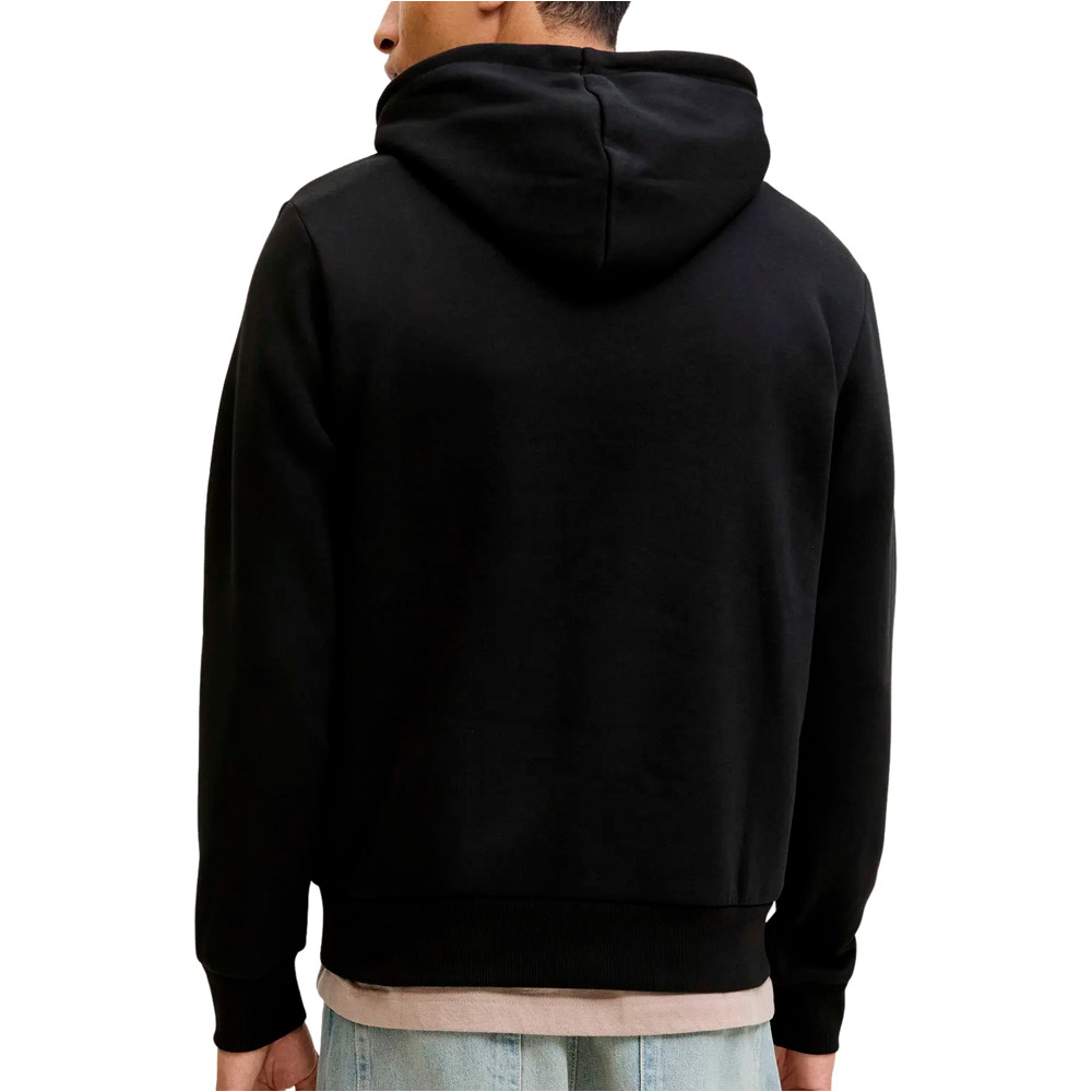 J&J sudadera hombre MAKOTO NEGRO vista trasera