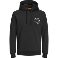 J&J sudadera hombre WARRIOR NEGRO vista frontal