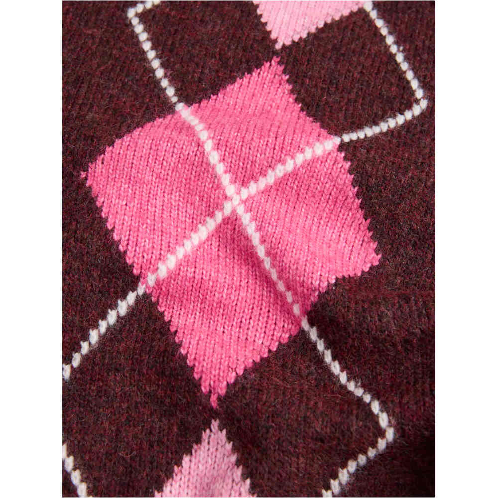 J&J sudadera mujer JXHARVI CREW NECK KNIT ROJO 05