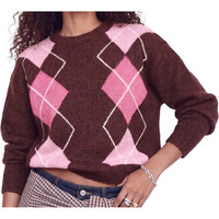 J&J sudadera mujer JXHARVI CREW NECK KNIT ROJO vista detalle