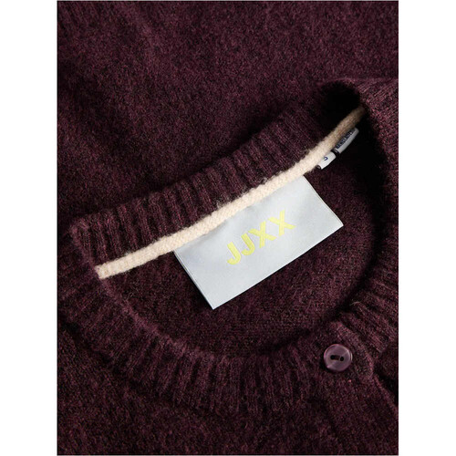 J&J JXNATALIE DIVERSE CARDIGAN KNIT SN rojo