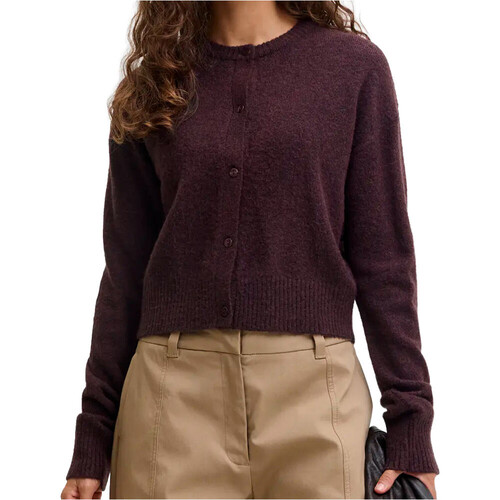 J&J JXNATALIE DIVERSE CARDIGAN KNIT SN rojo