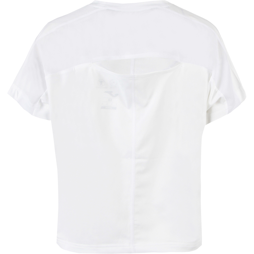 Joma camiseta tenis manga corta mujer RANKING BLANCO vista trasera