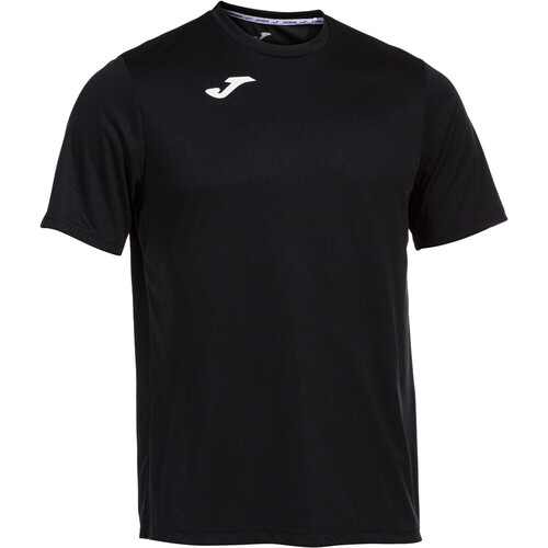 Joma camisetas entrenamiento futbol manga corta niño COMBI NEGRO