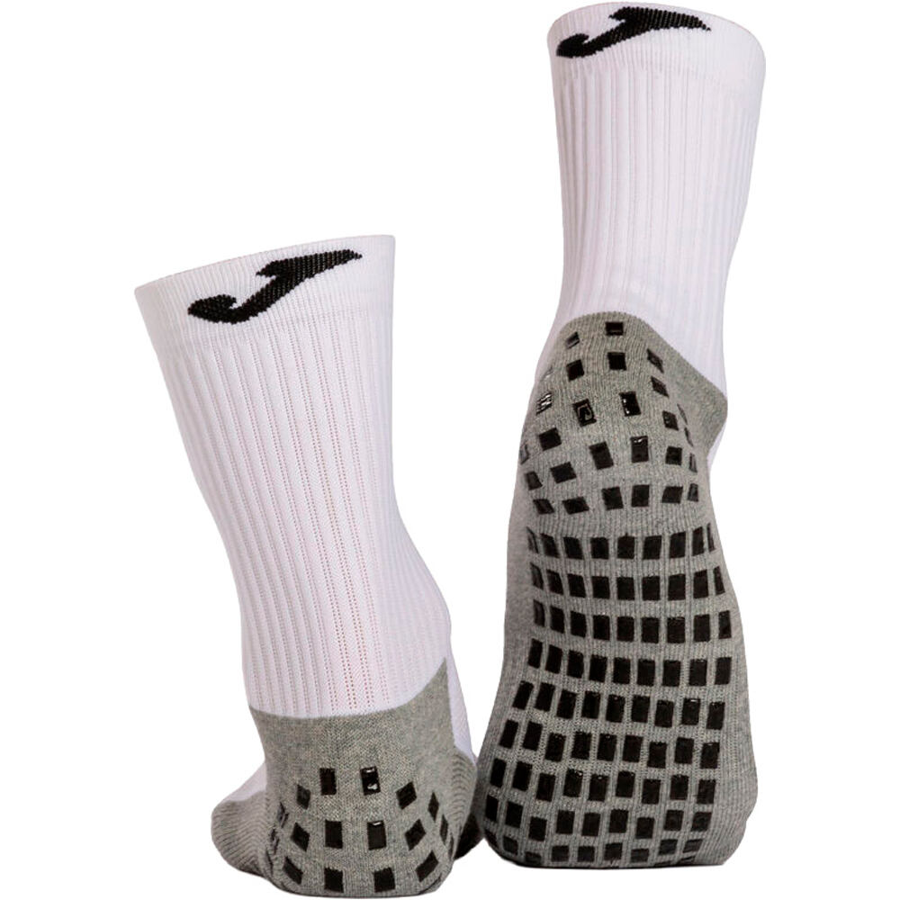 Joma medias fútbol CALCETINES ANTI-SLIP BLANCO vista trasera