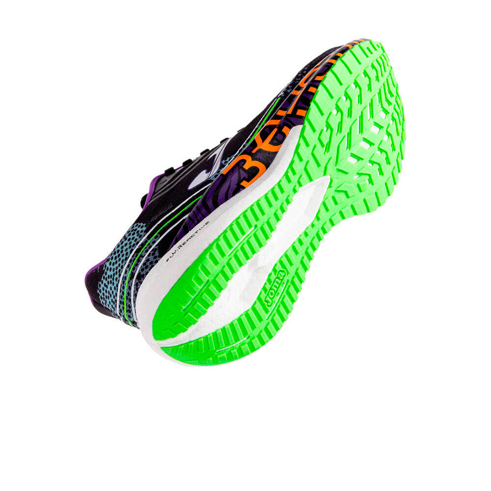 Joma zapatilla running hombre R2000 25 BEHOBIA NEGRO vista trasera