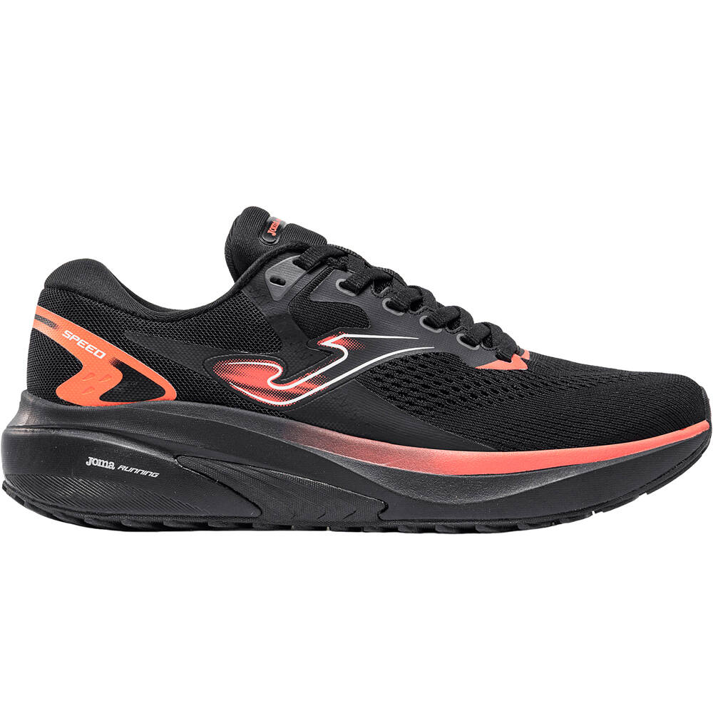 Joma zapatilla running hombre SPEED MEN NEGRO lateral exterior