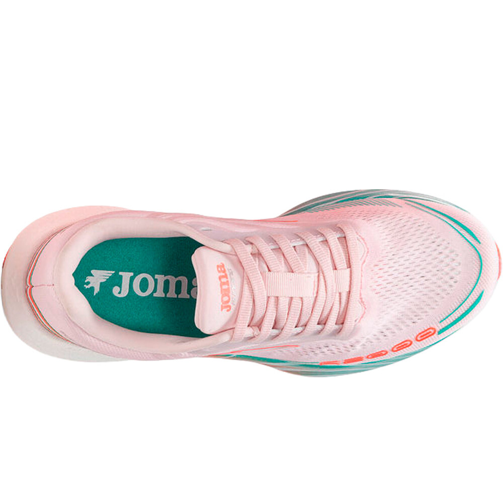 Joma zapatilla running mujer R.2000 ROSA vista superior